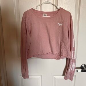 PINK VS cropped long sleeve
